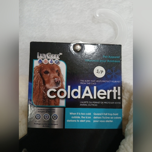 LuvGear Red & White Checker, Thick Lined Puppy/Dog Coat/Jacket, Size S/P - Picture 6 of 6